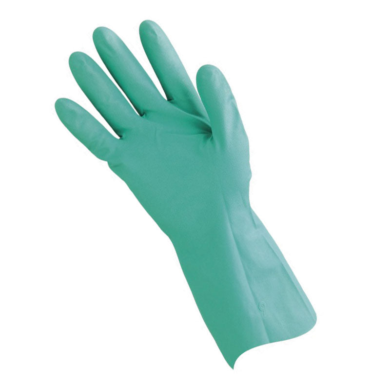 Green Nitrile 33's - Heavy Duty Flock-lined Gloves– BC Coatings